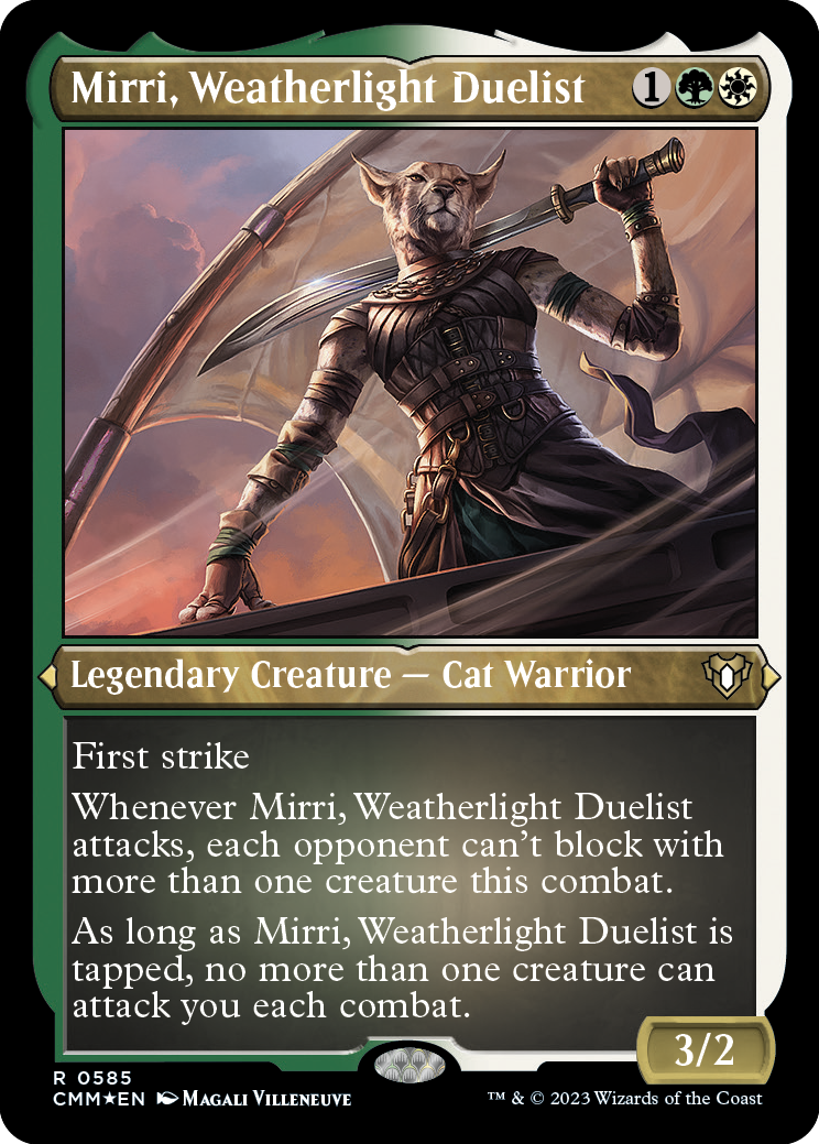 Mirri, Weatherlight Duelist (Foil Etched) [Commander Masters] | Exor Games Bridgewater