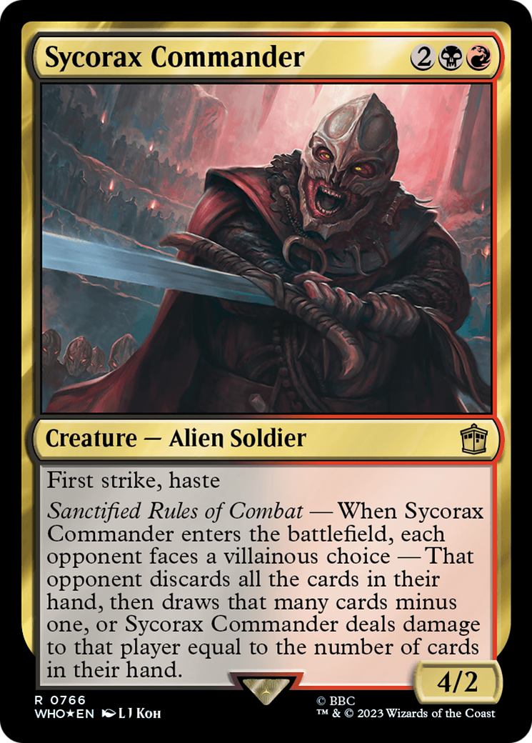 Sycorax Commander (Surge Foil) [Doctor Who] | Exor Games Bridgewater