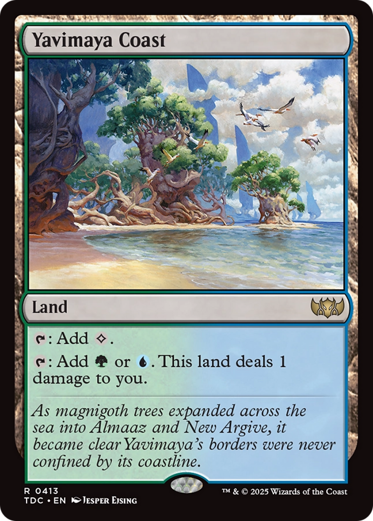 Yavimaya Coast [Tarkir: Dragonstorm Commander] | Exor Games Bridgewater