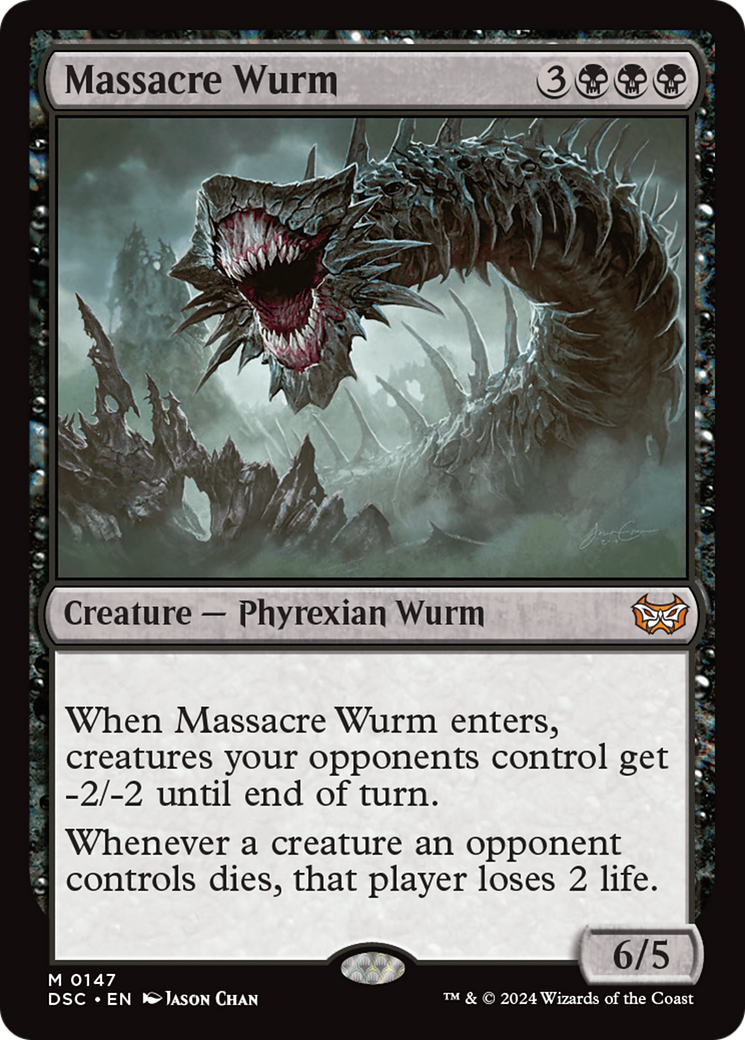 Massacre Wurm [Duskmourn: House of Horror Commander] | Exor Games Bridgewater