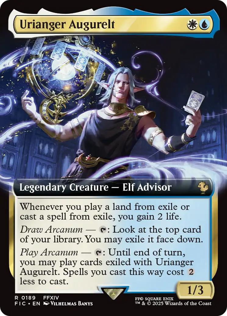 Urianger Augurelt (Extended Art) [FINAL FANTASY Commander] | Exor Games Bridgewater