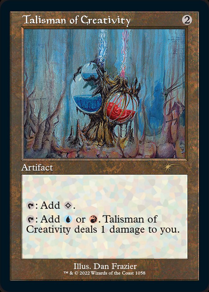 Talisman of Creativity (Foil Etched) [Secret Lair Drop Series] | Exor Games Bridgewater