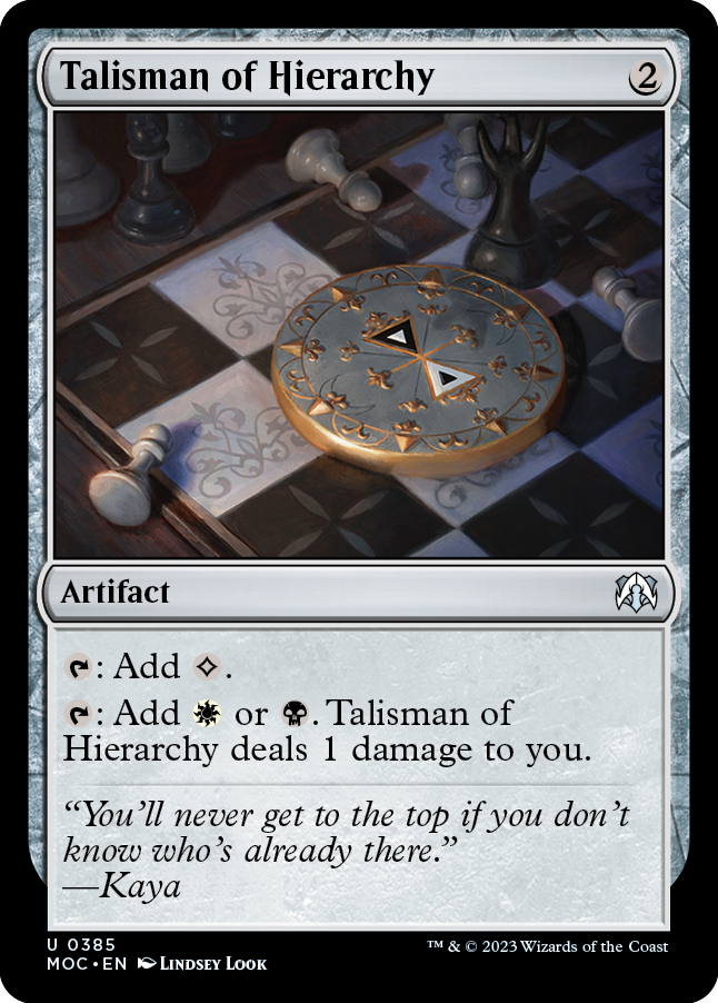 Talisman of Hierarchy [March of the Machine Commander] | Exor Games Bridgewater
