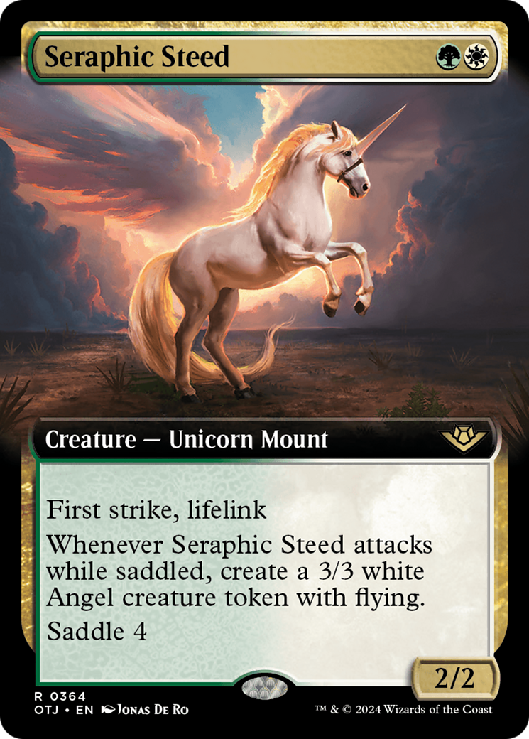 Seraphic Steed (Extended Art) [Outlaws of Thunder Junction] | Exor Games Bridgewater