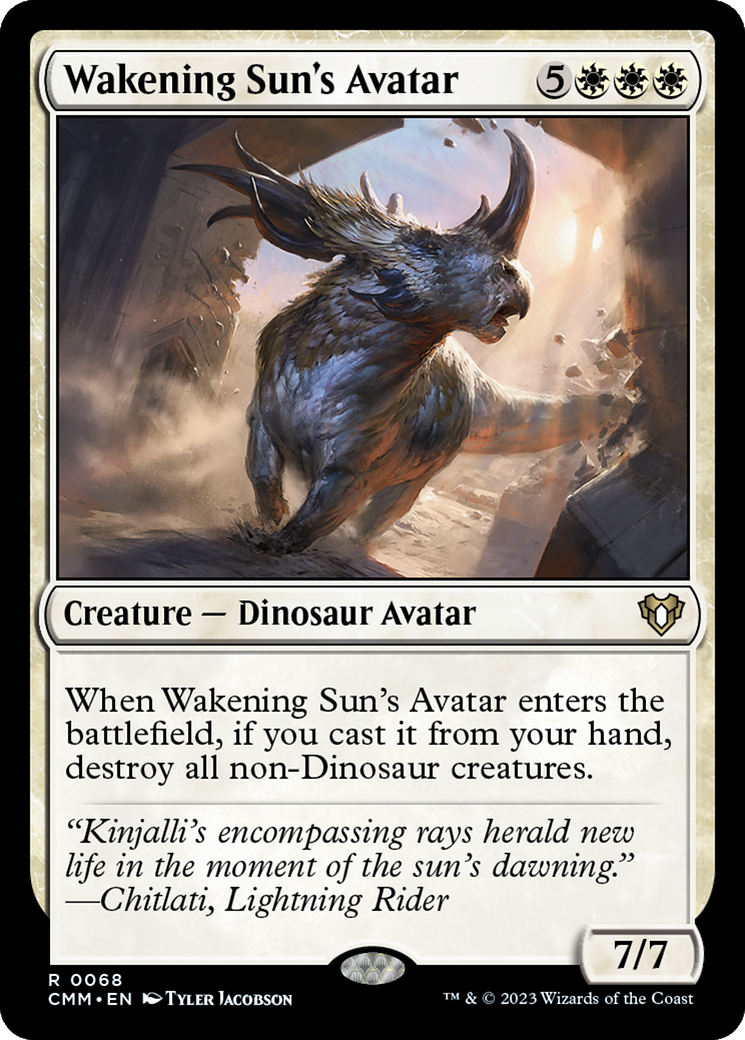 Wakening Sun's Avatar [Commander Masters] | Exor Games Bridgewater