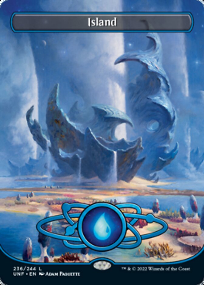 Island (236) (Planetary Space-ic Land) [Unfinity] | Exor Games Bridgewater