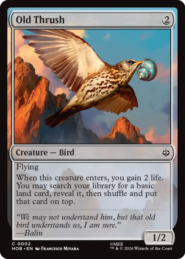 Old Thrush [The Hobbit] | Exor Games Bridgewater
