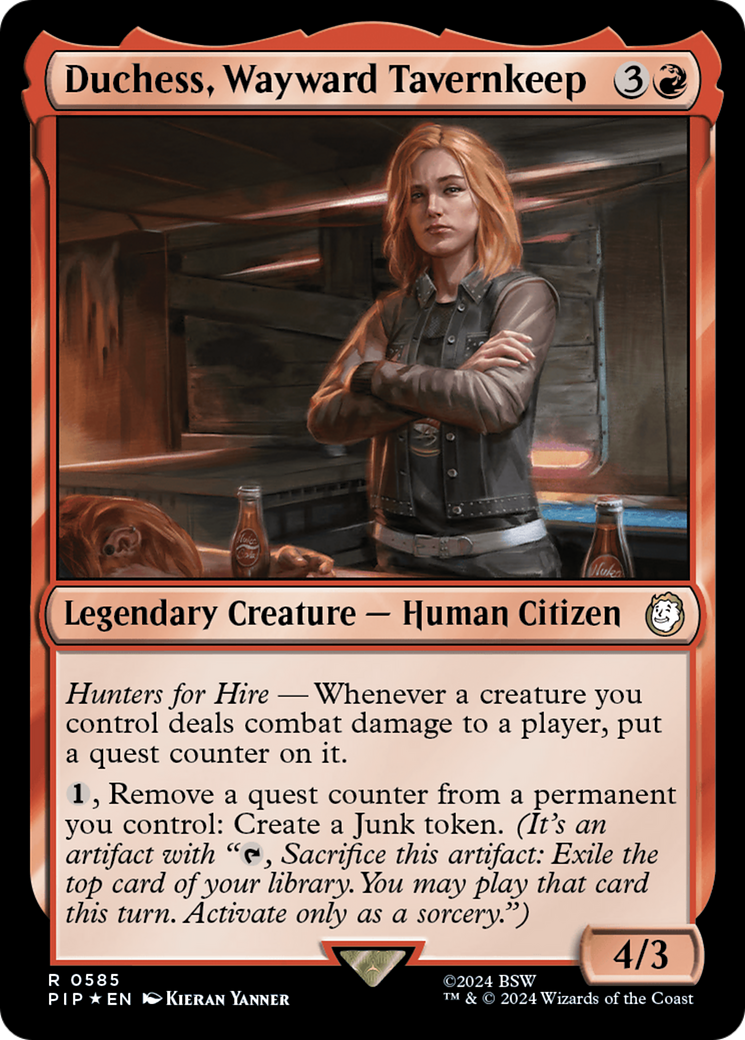 Duchess, Wayward Tavernkeep (Surge Foil) [Fallout] | Exor Games Bridgewater