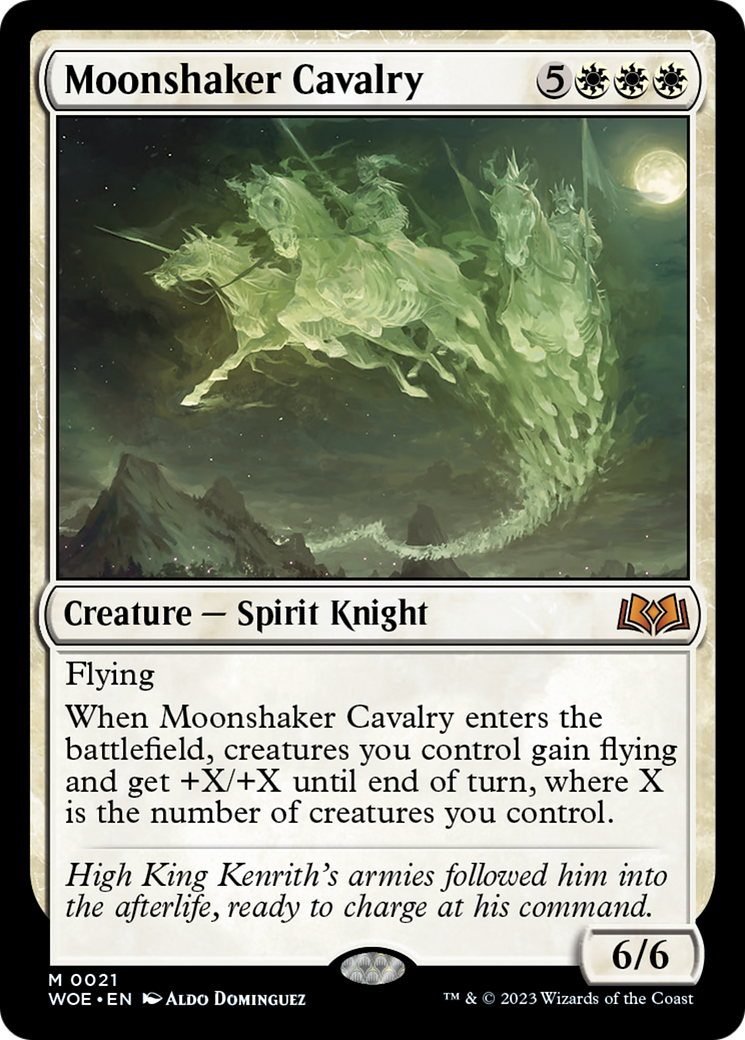 Moonshaker Cavalry [Wilds of Eldraine] | Exor Games Bridgewater