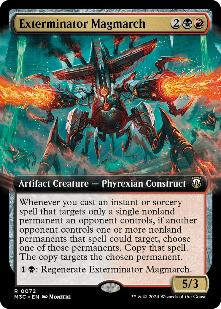 Exterminator Magmarch (Extended Art) [Modern Horizons 3 Commander] | Exor Games Bridgewater