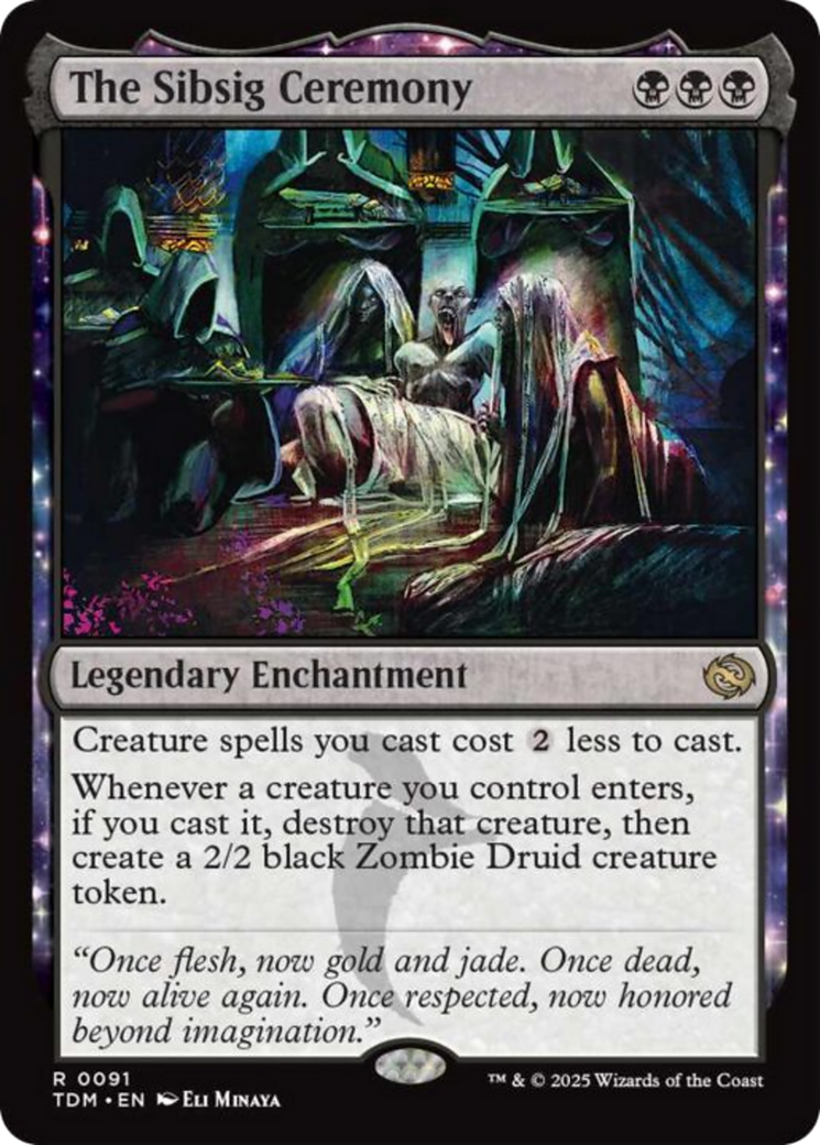 The Sibsig Ceremony [Tarkir: Dragonstorm] | Exor Games Bridgewater
