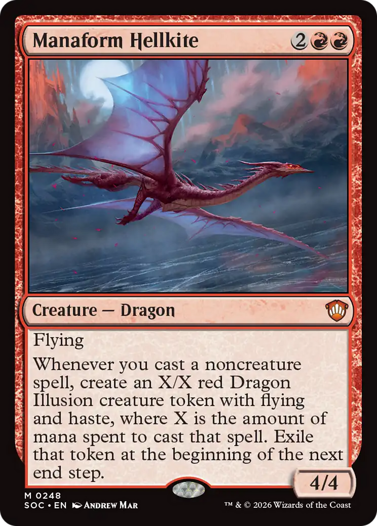 Manaform Hellkite [Secrets of Strixhaven Commander] | Exor Games Bridgewater