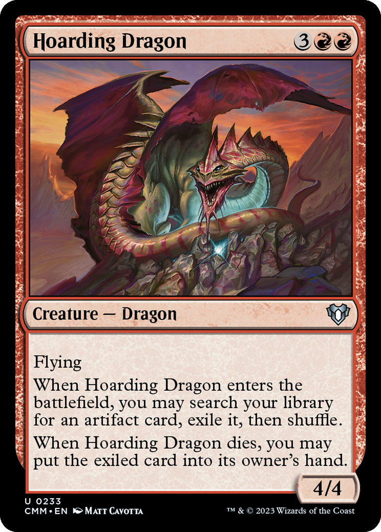 Hoarding Dragon [Commander Masters] | Exor Games Bridgewater