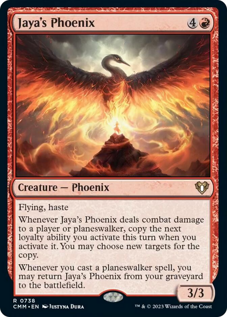 Jaya's Phoenix [Commander Masters] | Exor Games Bridgewater