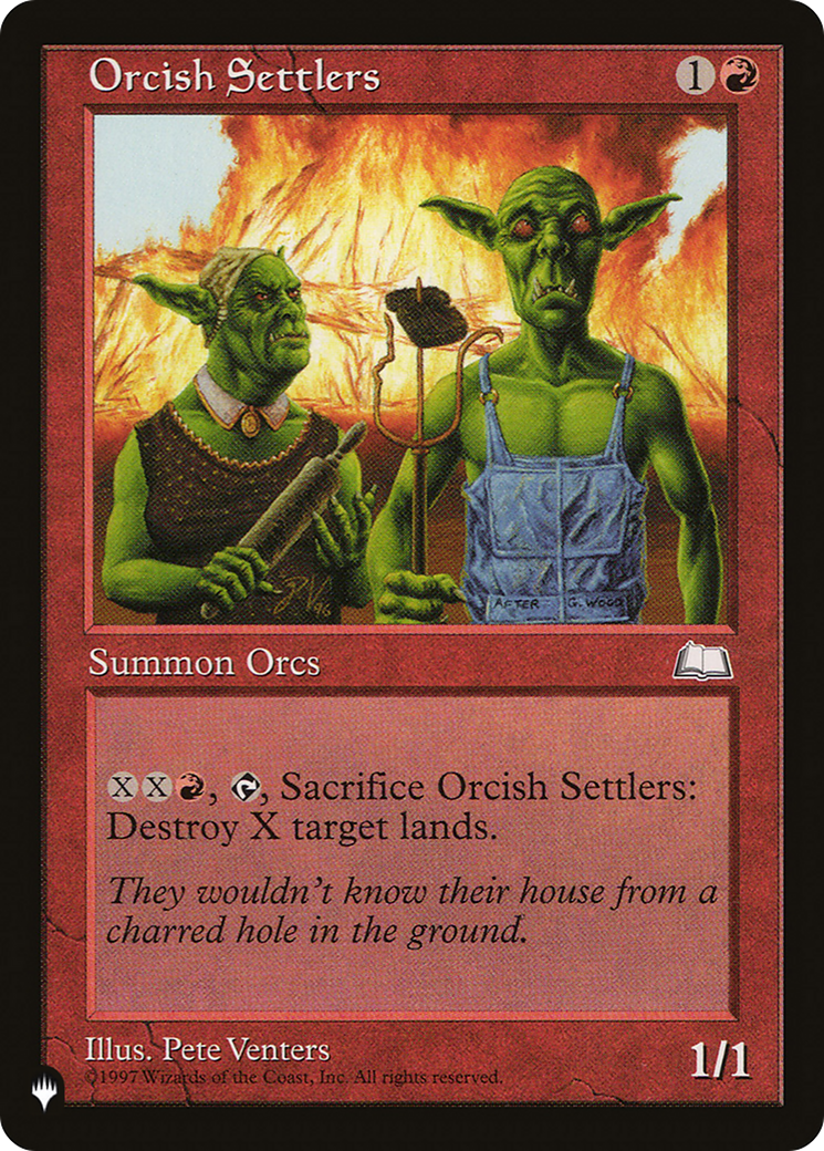 Orcish Settlers [The List Reprints] | Exor Games Bridgewater