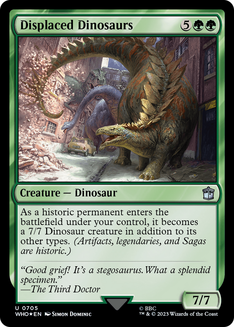 Displaced Dinosaurs (Surge Foil) [Doctor Who] | Exor Games Bridgewater