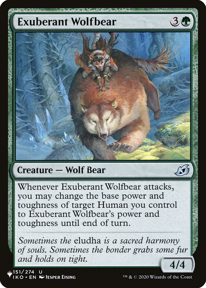 Exuberant Wolfbear [The List] | Exor Games Bridgewater