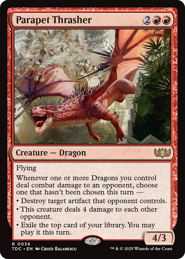 Parapet Thrasher [Tarkir: Dragonstorm Commander] | Exor Games Bridgewater