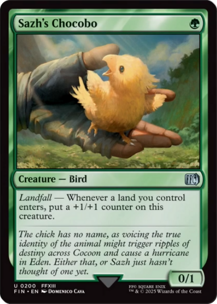 Sazh's Chocobo [FINAL FANTASY] | Exor Games Bridgewater
