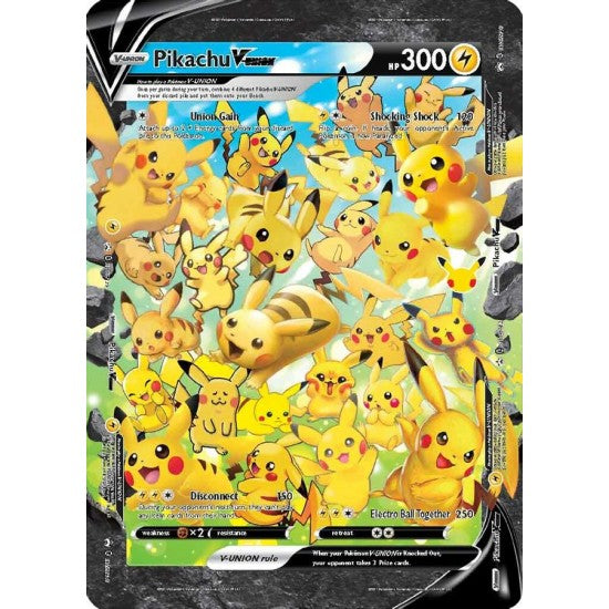 Pikachu V-UNION (Jumbo Card) [Sword & Shield: Black Star Promos] | Exor Games Bridgewater