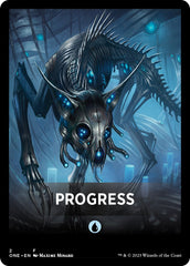 Progress Theme Card [Phyrexia: All Will Be One Tokens] | Exor Games Bridgewater