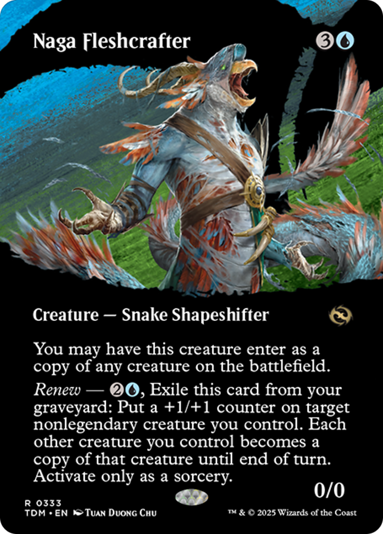 Naga Fleshcrafter (Borderless) [Tarkir: Dragonstorm] | Exor Games Bridgewater