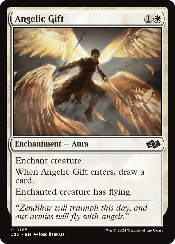 Angelic Gift [Foundations Jumpstart] | Exor Games Bridgewater