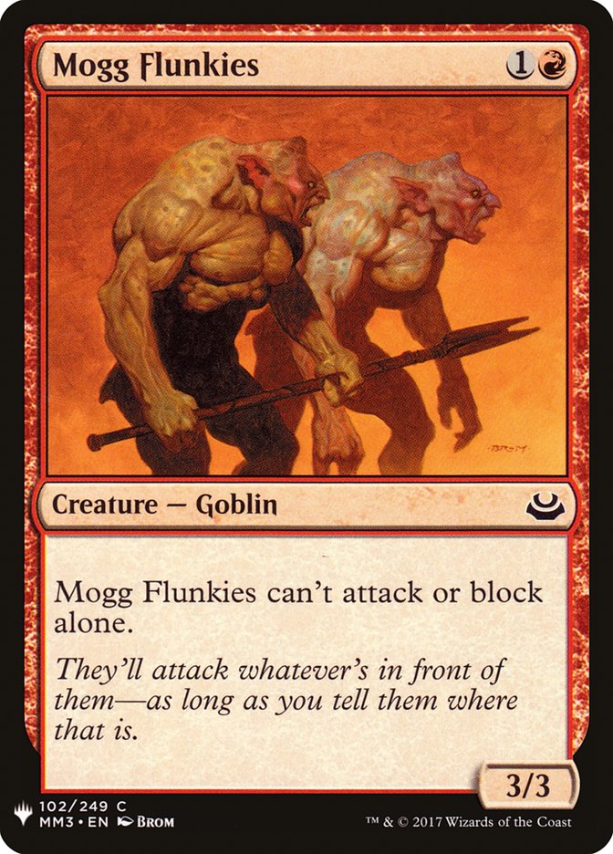 Mogg Flunkies [Mystery Booster] | Exor Games Bridgewater