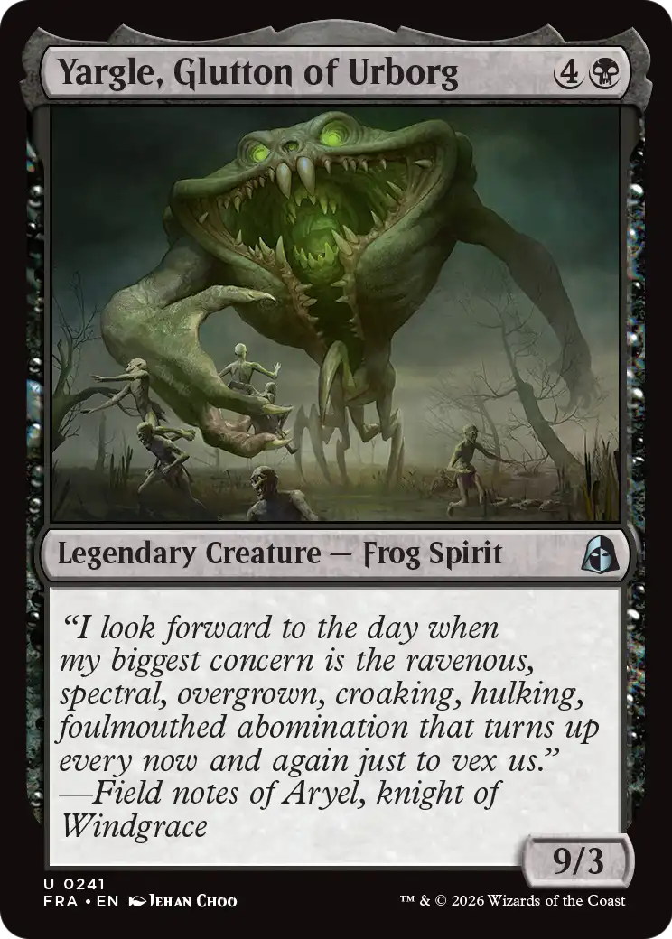 Yargle, Glutton of Urborg [Reality Fracture] | Exor Games Bridgewater