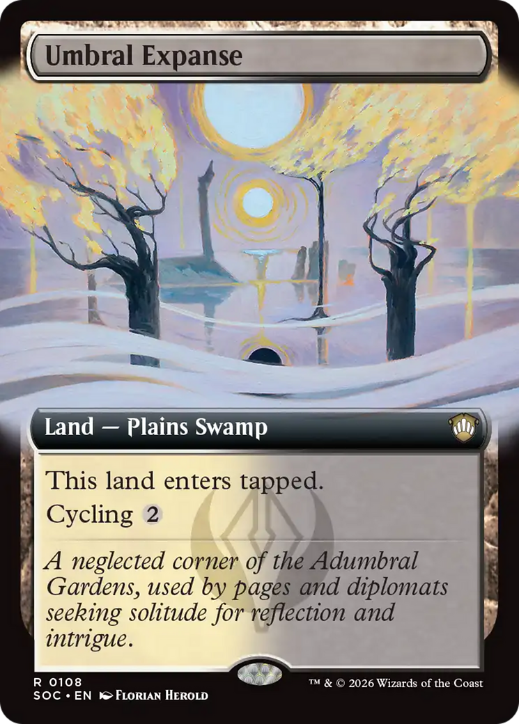 Umbral Expanse (Extended Art) [Secrets of Strixhaven Commander] | Exor Games Bridgewater