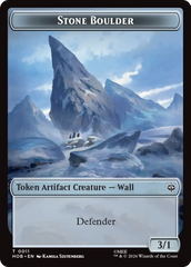 Stone Boulder // Bear Double-Sided Token [The Hobbit Tokens] | Exor Games Bridgewater