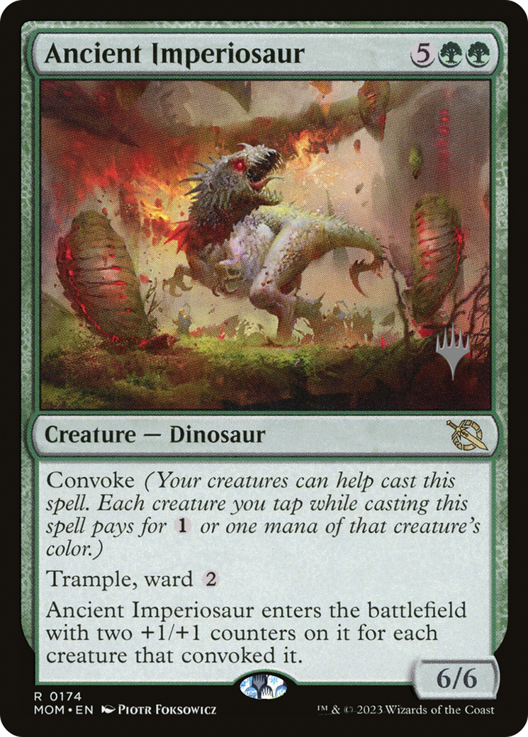 Ancient Imperiosaur (Promo Pack) [March of the Machine Promos] | Exor Games Bridgewater