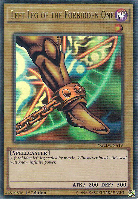 Left Leg of the Forbidden One [YGLD-ENA19] Ultra Rare | Exor Games Bridgewater