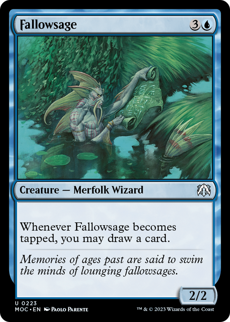 Fallowsage [March of the Machine Commander] | Exor Games Bridgewater