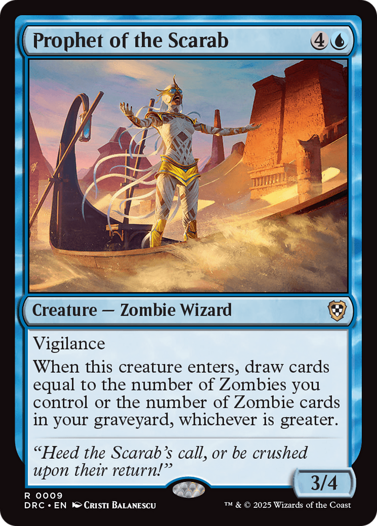 Prophet of the Scarab [Aetherdrift Commander] | Exor Games Bridgewater