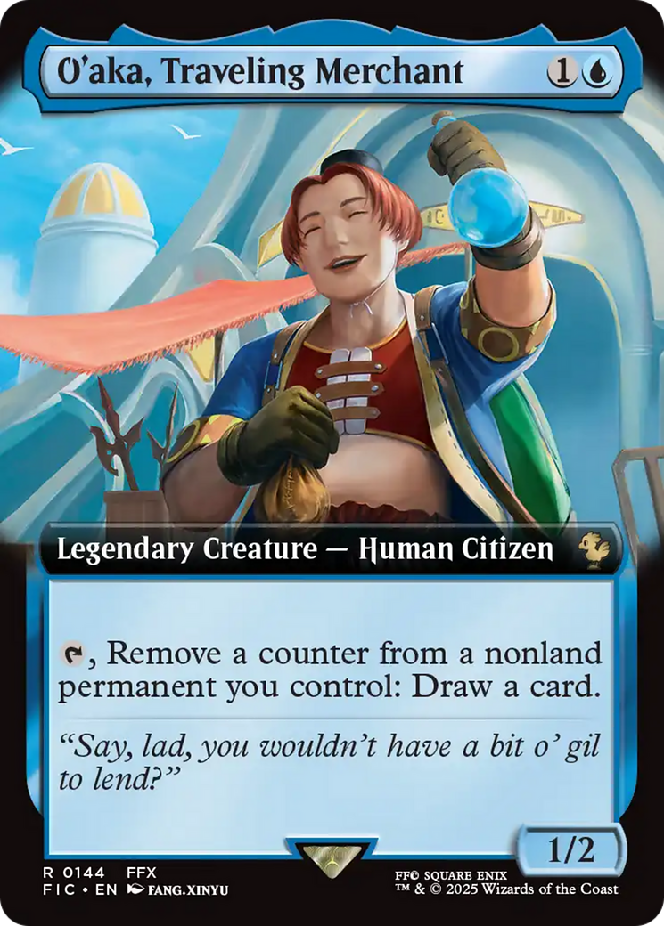 O'aka, Traveling Merchant (Extended Art) [FINAL FANTASY Commander] | Exor Games Bridgewater