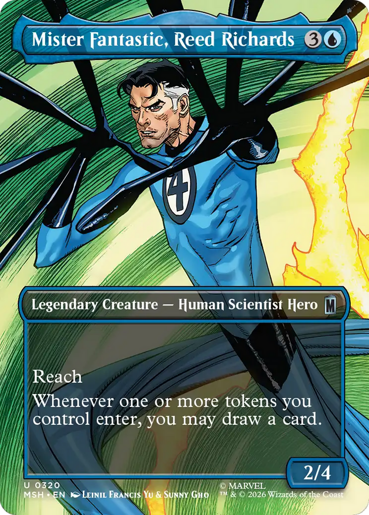 Mister Fantastic, Reed Richards (Borderless) [Marvel Super Heroes] | Exor Games Bridgewater