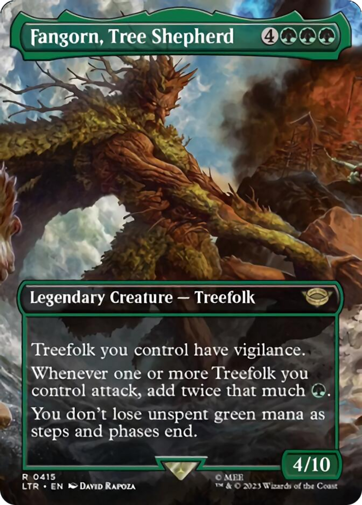 Fangorn, Tree Shepherd (Borderless Alternate Art) [The Lord of the Rings: Tales of Middle-Earth] | Exor Games Bridgewater