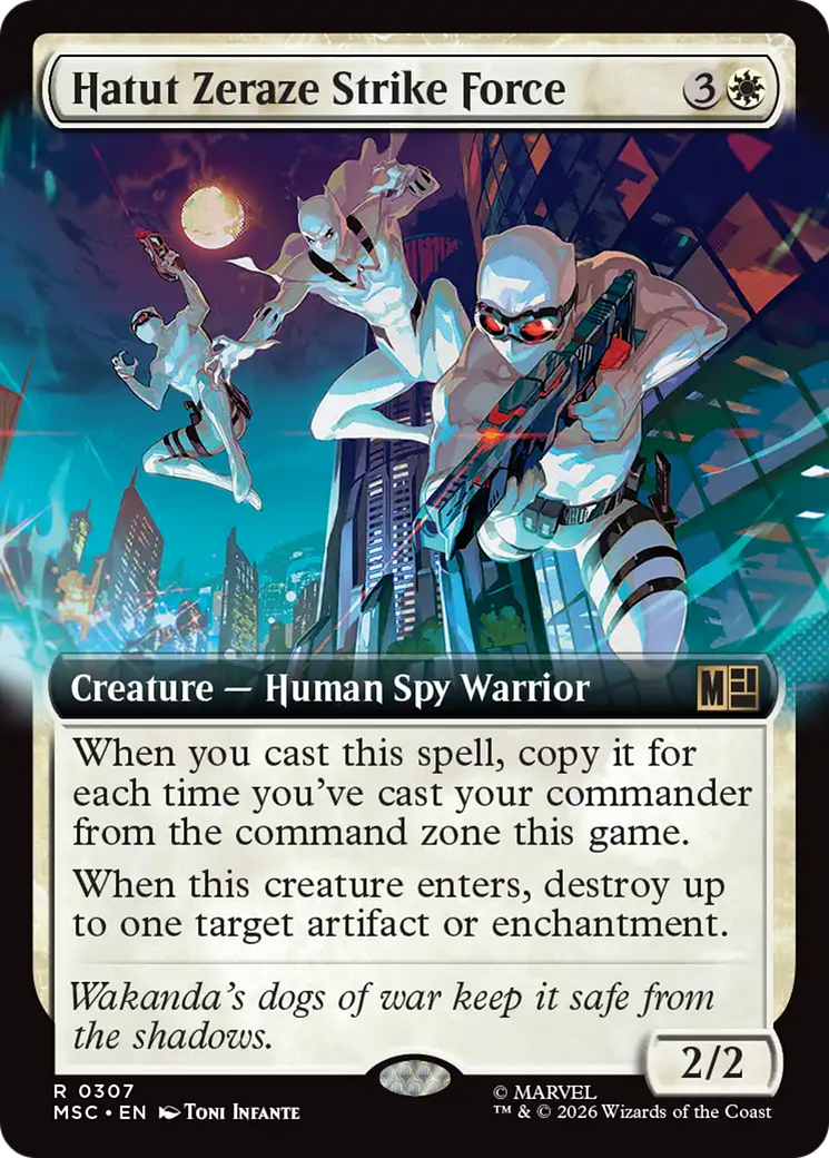 Hatut Zeraze Strike Force (Extended Art) [Marvel Super Heroes Commander] | Exor Games Bridgewater