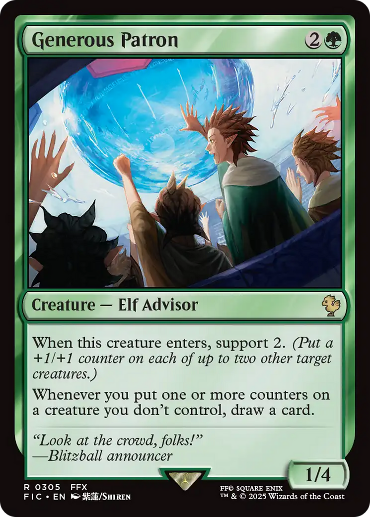 Generous Patron [FINAL FANTASY Commander] | Exor Games Bridgewater
