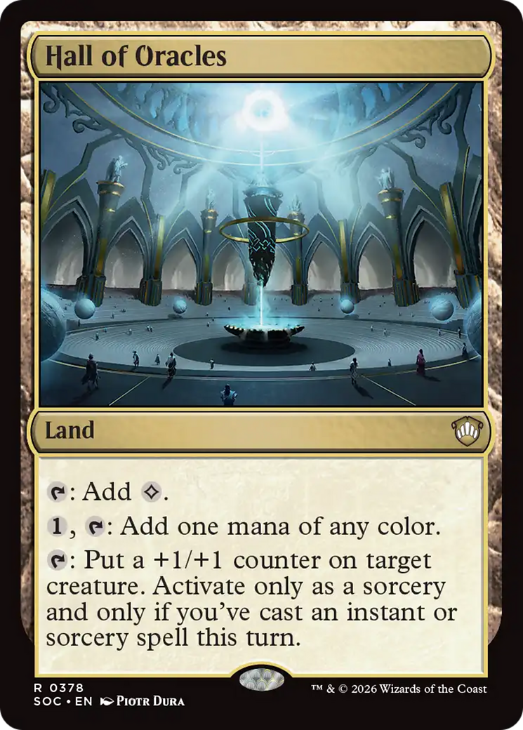Hall of Oracles [Secrets of Strixhaven Commander] | Exor Games Bridgewater