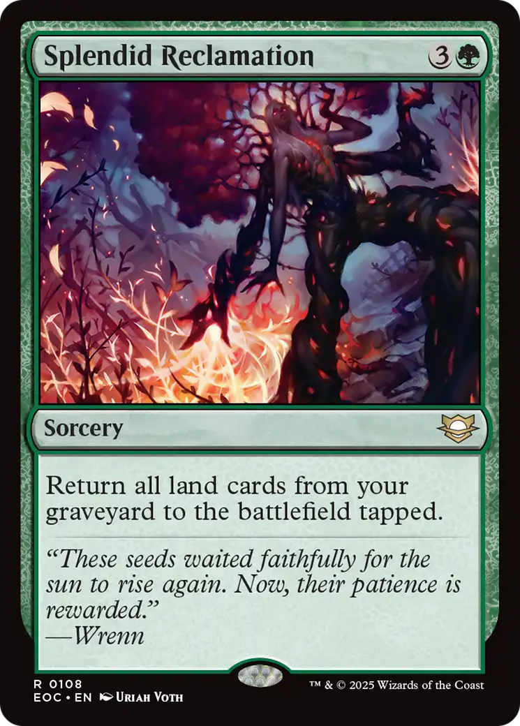 Splendid Reclamation [Edge of Eternities Commander] | Exor Games Bridgewater