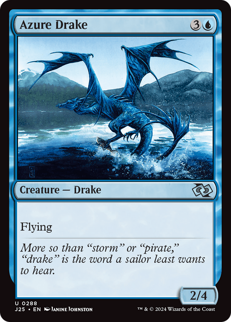 Azure Drake [Foundations Jumpstart] | Exor Games Bridgewater