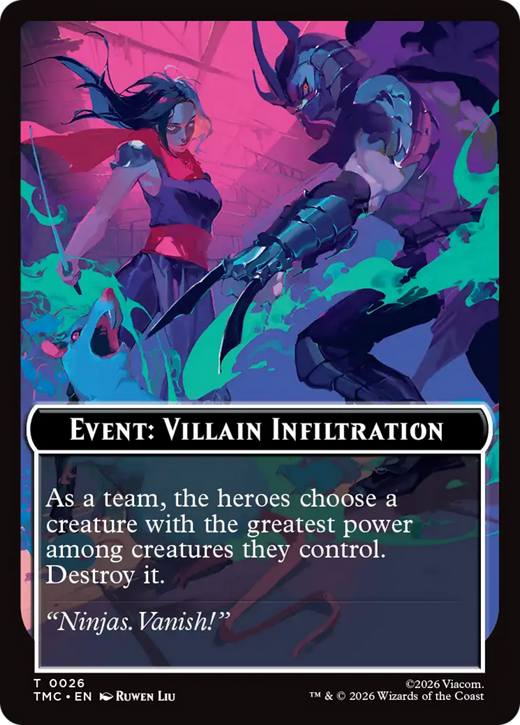 Event: Villain Infiltration [Teenage Mutant Ninja Turtles Commander Tokens] | Exor Games Bridgewater