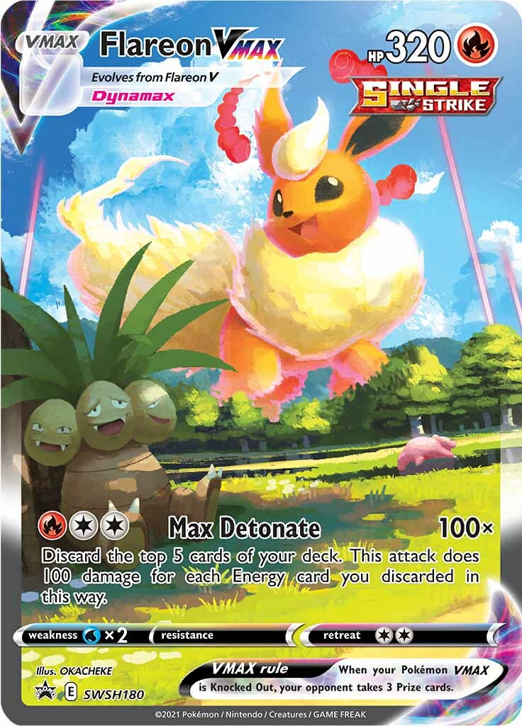 Flareon VMAX (SWSH180) [Sword & Shield: Black Star Promos] | Exor Games Bridgewater