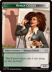 Copy // Human Citizen Double-Sided Token [Marvel's Spider-Man Tokens] | Exor Games Bridgewater