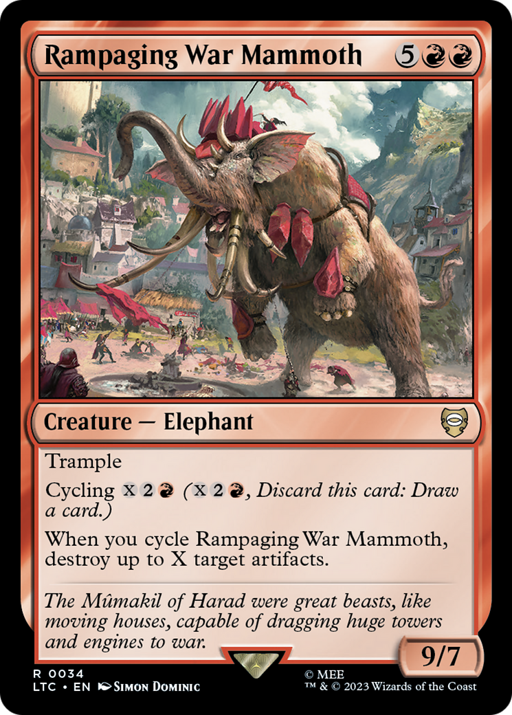 Rampaging War Mammoth [The Lord of the Rings: Tales of Middle-Earth Commander] | Exor Games Bridgewater