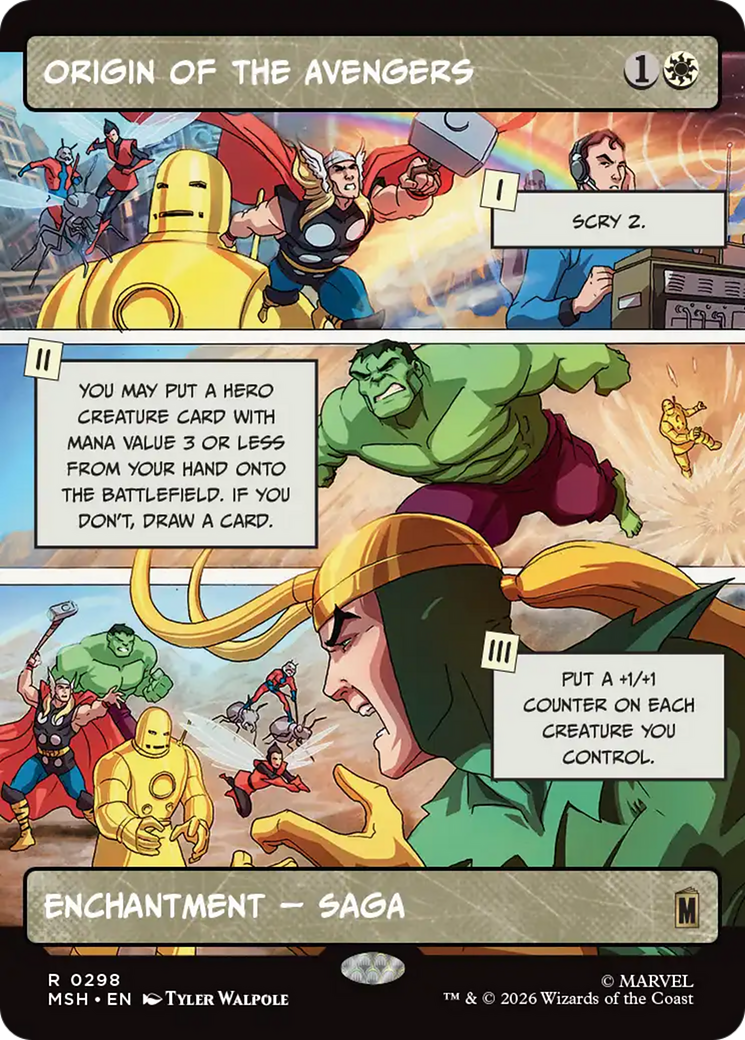 Origin of the Avengers (Borderless) [Marvel Super Heroes] | Exor Games Bridgewater
