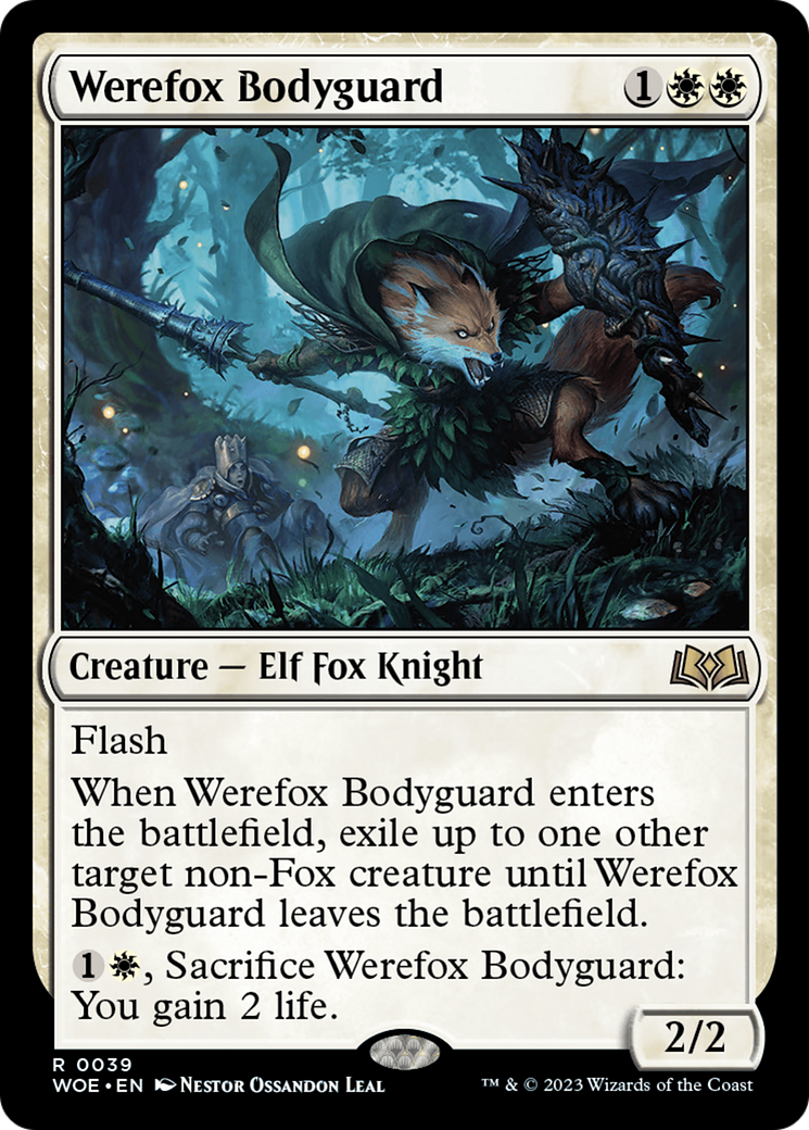 Werefox Bodyguard [Wilds of Eldraine] | Exor Games Bridgewater