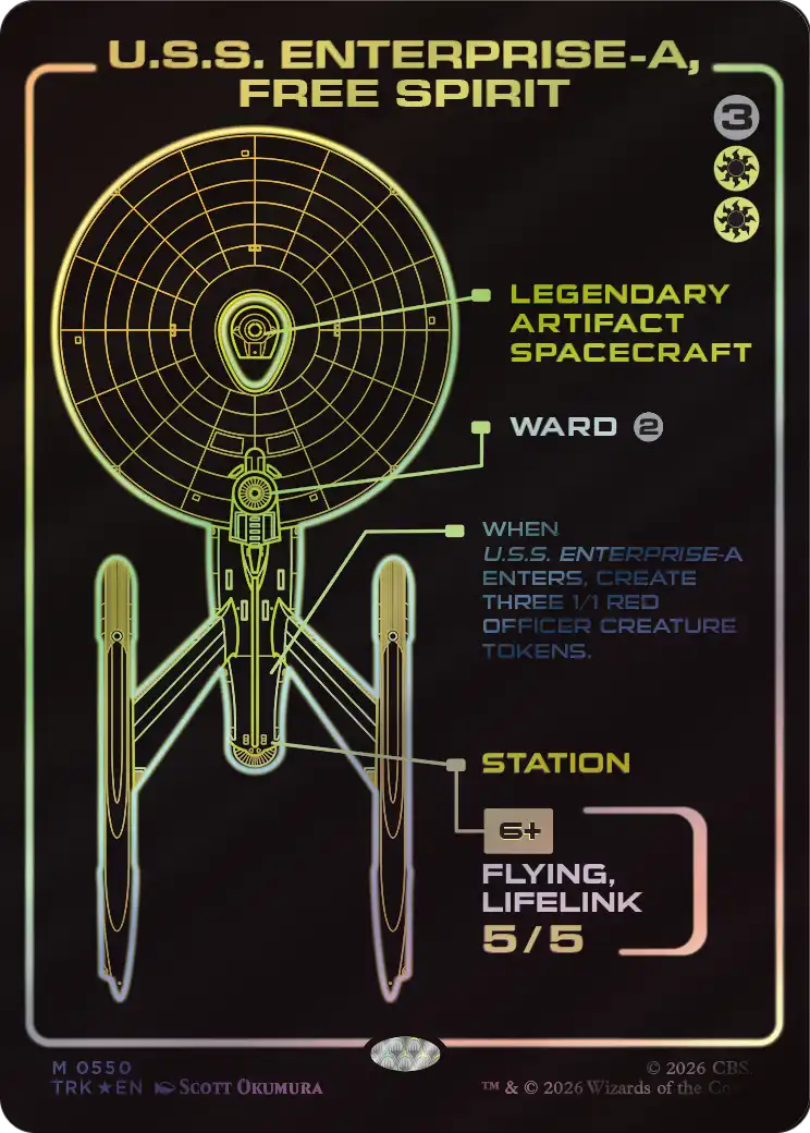 U.S.S. Enterprise-A, Free Spirit (Showcase) [Star Trek] | Exor Games Bridgewater